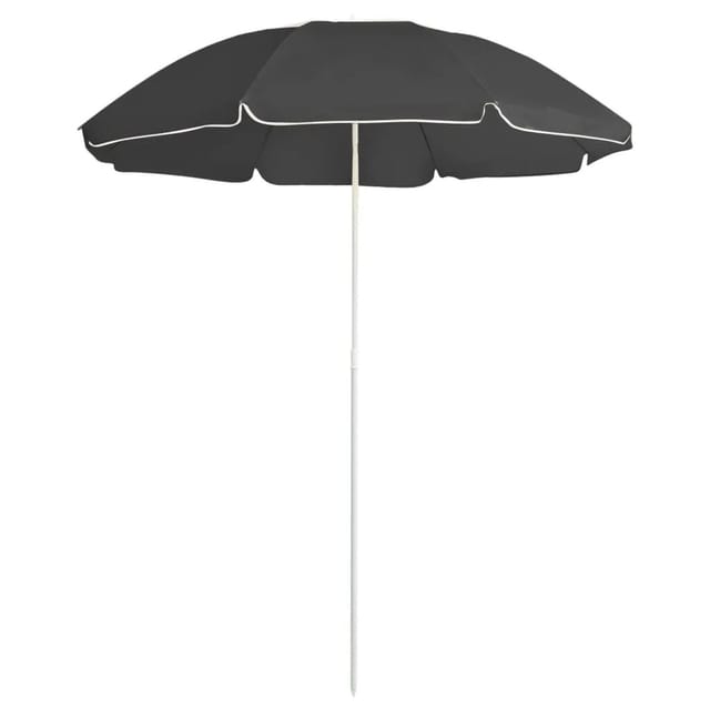 vidaXL Sonnenschirm mit Stahlmast Anthrazit 180 cm 315542