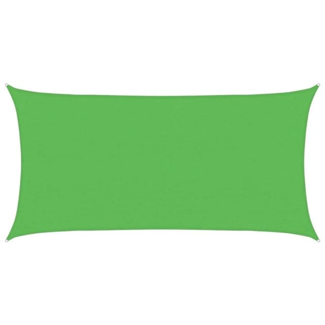 vidaXL Sonnensegel 160 g/m² Rechteckig Hellgrün 2,5x5 m HDPE 311291