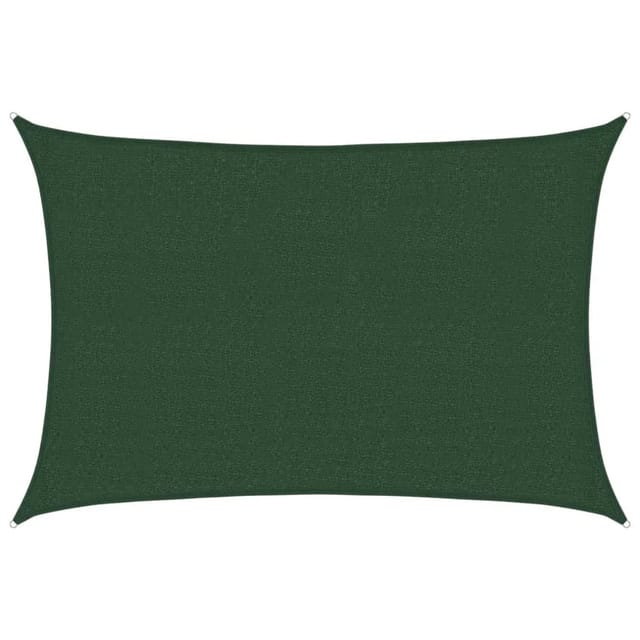 vidaXL Sonnensegel 160 g/m² Dunkelgrün 2,5x4 m HDPE 311454