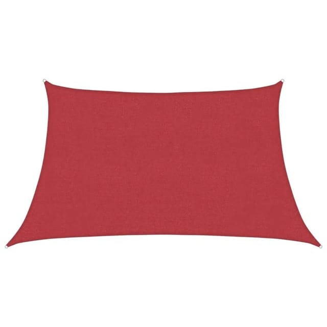 vidaXL Sonnensegel 160 g/m² Rot 3/4x2 m HDPE 311653