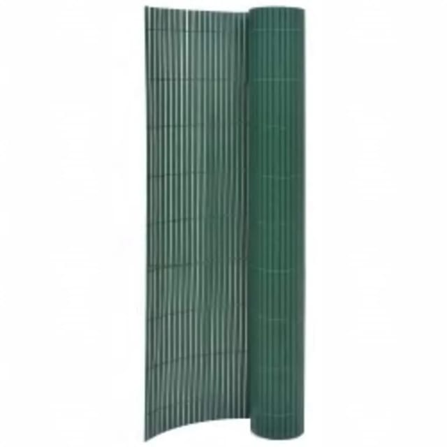 vidaXL Gartenzaun Doppelseitig 110x400 cm Grün 317157