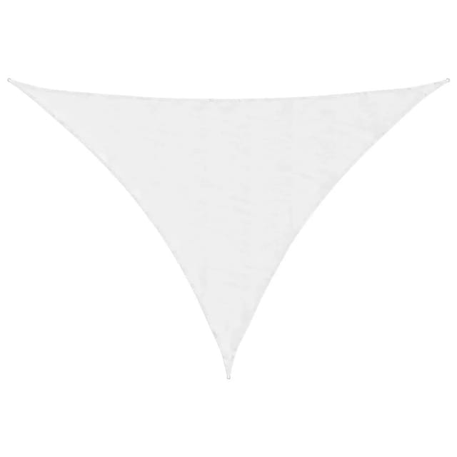 vidaXL Sonnensegel Oxford-Gewebe Dreieckig 3x3x4,24 m Weiß 135282