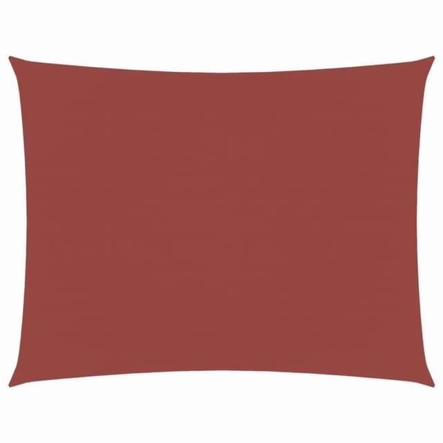 vidaXL Sonnensegel Oxford-Gewebe Rechteckig 4x5 m Terrakotta-Rot 135381