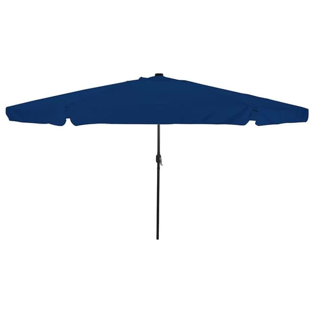 vidaXL Gartenparasol Blau und Schwarz 395 x 395 x 245 cm 42003651