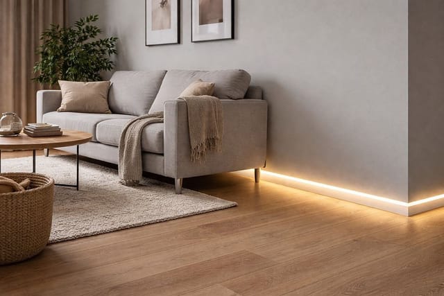 Kosche Lichtleiste mit Kunststoffdiffuser 2.500 x 70 x 19 mm Weiß-Grundiert