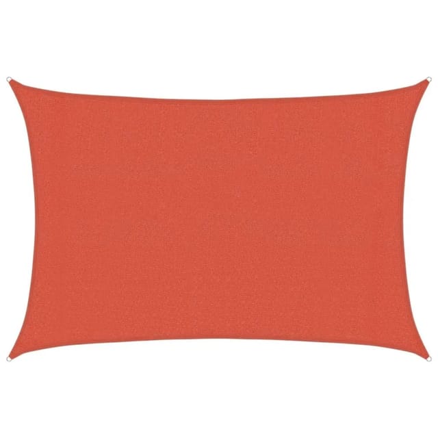 vidaXL Sonnensegel 160 g/m² Terrakottarot 3x5 m HDPE 311349