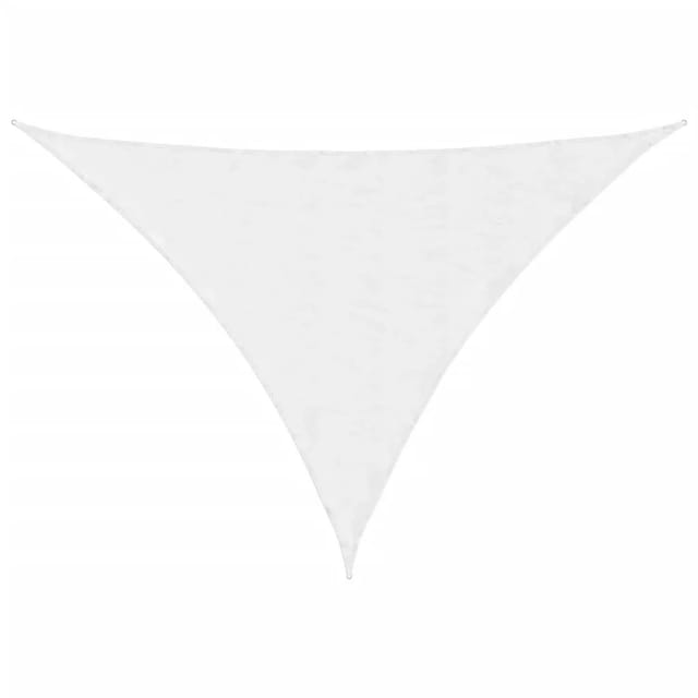 vidaXL Sonnensegel Oxford-Gewebe Dreieckig 3x4x5 m Weiß 135283