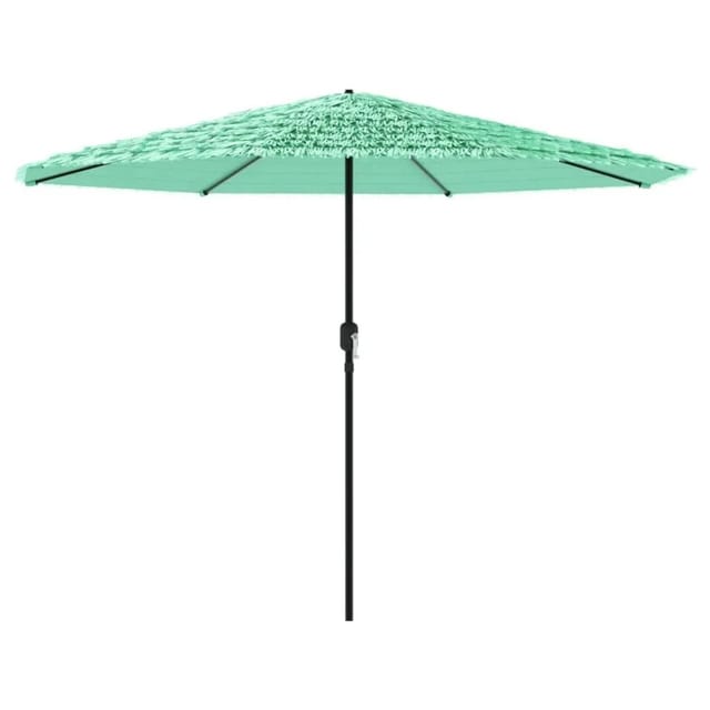 vidaXL Sonnenschirm mit Stahlmast Grün 388x388x248 cm 4005115