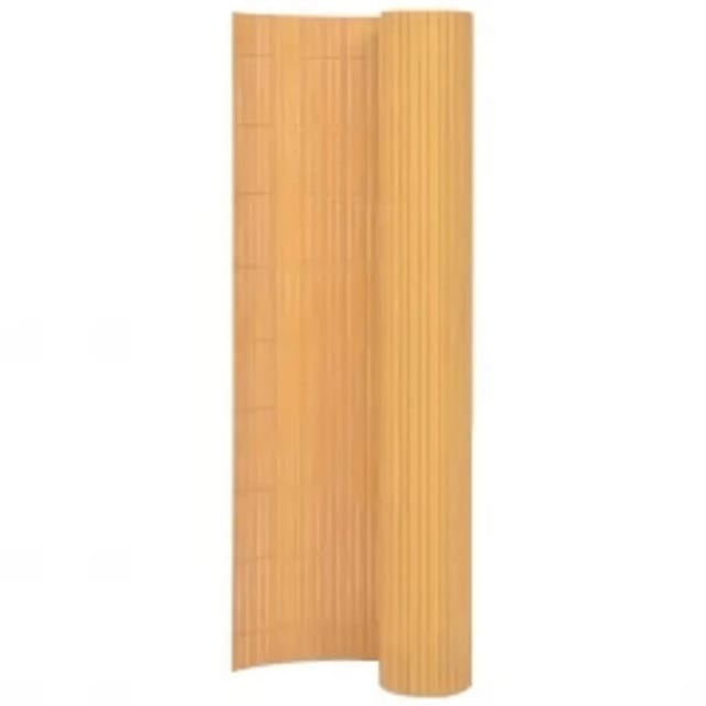 vidaXL Gartenzaun Doppelseitig 110x300 cm Gelb 317153