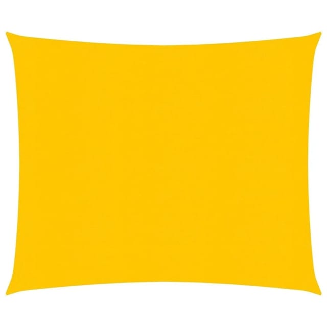 vidaXL Sonnensegel 160 g/m² Quadratisch Gelb 5x5 m HDPE 311553