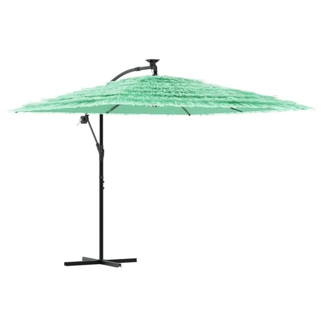 vidaXL Sonnenschirm mit Stahlmast Grün 269x269x235 cm 4005080