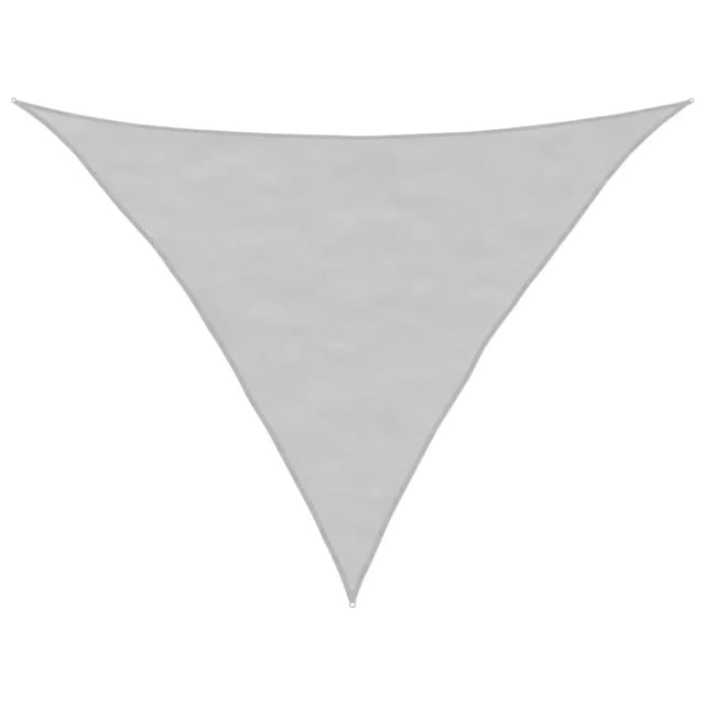 vidaXL Sonnensegel Hellgrau 5x5x6 m 100% Polyester Oxford 4000925