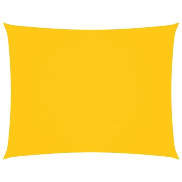 vidaXL Sonnensegel Oxford-Gewebe Rechteckig 3,5x4,5 m Gelb 135599