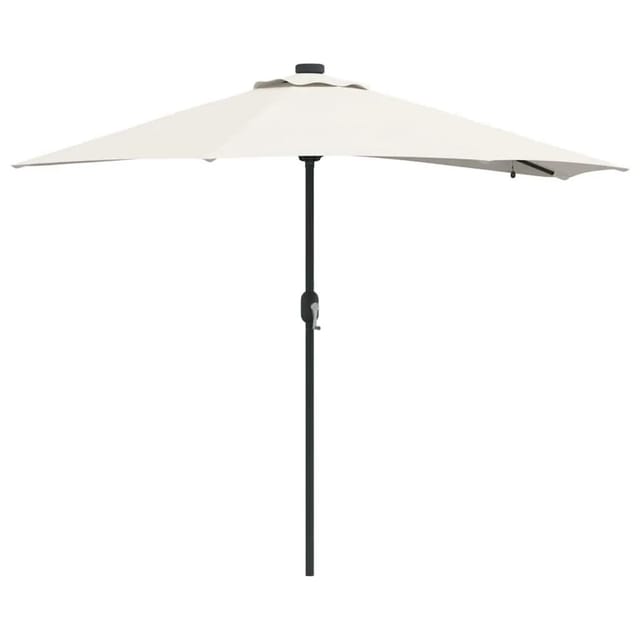 vidaXL Gartenparasol Sand 294 x 150 x 223 cm Stoff 42003259