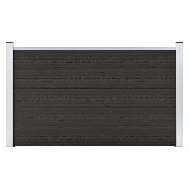 vidaXL Gartenzaun WPC 180×105 cm Grau 49073