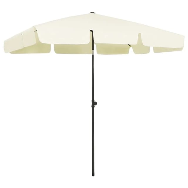vidaXL Strandschirm Sandgelb 200x125 cm 314727