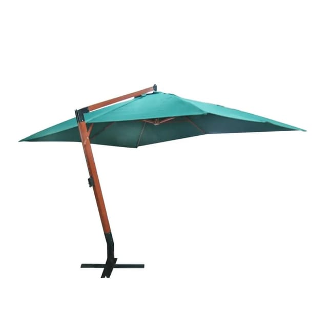 vidaXL Ampelschirm Melia 300x400 cm Grün 40079