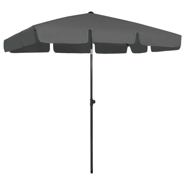 vidaXL Strandschirm Anthrazit 200x125 cm 314729