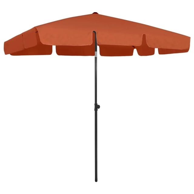 vidaXL Strandschirm Terrakottarot 200x125 cm 314732
