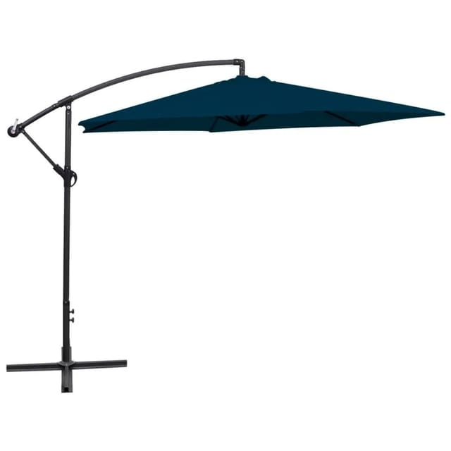 vidaXL Ampelschirm 3 m Blau 42201