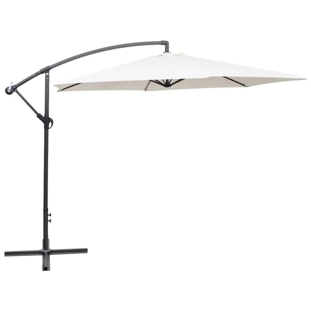 vidaXL Ampelschirm 3 m Sandweiß 42202