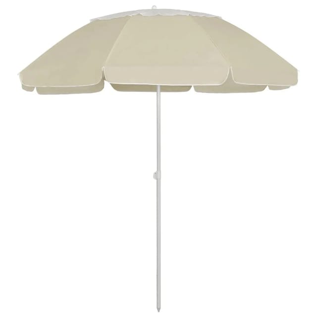 vidaXL Strandschirm Sandgelb 300 cm 314715