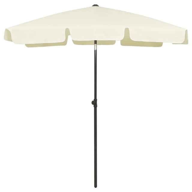 vidaXL Strandschirm Sandgelb 180x120 cm 314719
