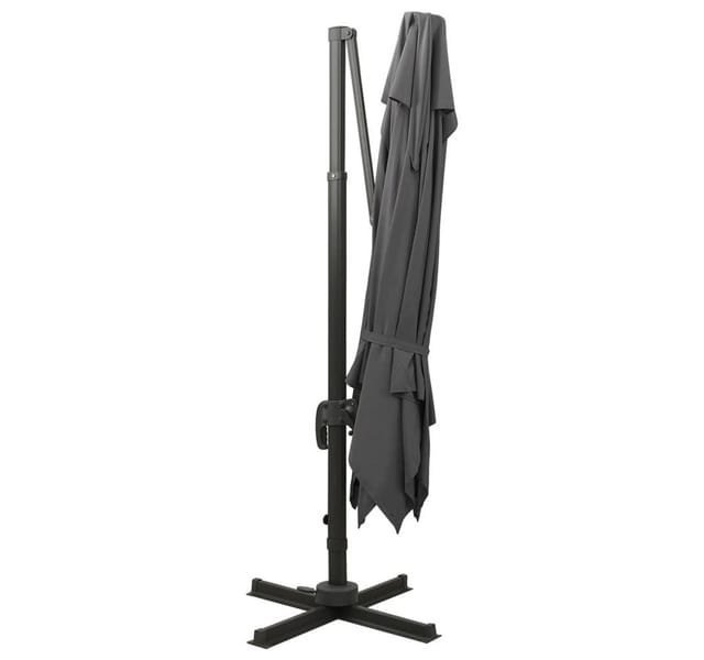 vidaXL Ampelschirm mit Lüftung 300x300 cm Anthrazit 312372