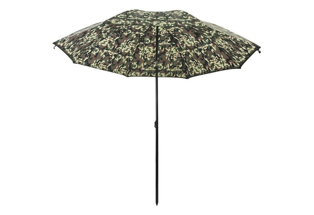 vidaXL Angel-Regenschirm Tarnung 300 x 240 cm Oxford-Polyester 42006687