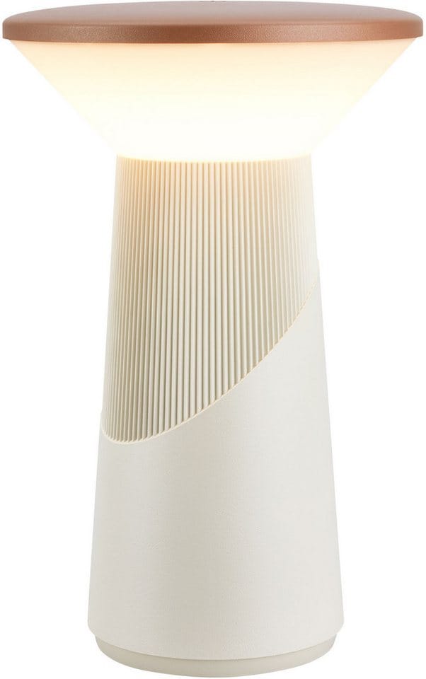Brilo Akku Tischleuchte Pilia Dimmbar Touch Coffee
