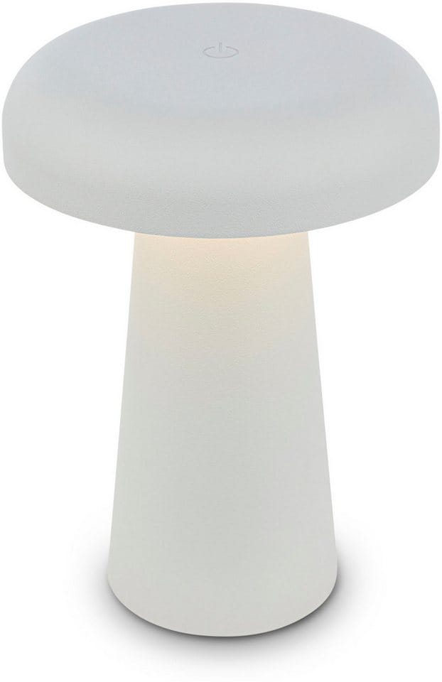 Brilo Akku Tischleuchte Cloud Dimmbar Touch Lichtgrau