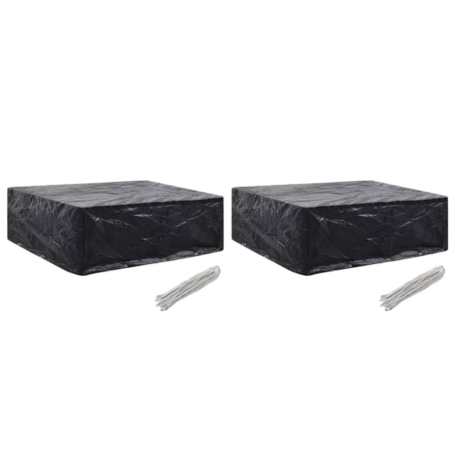 vidaXL Gartenmöbel-Abdeckungen 2 Stk 8 Ösen 250x210x90 cm 279132