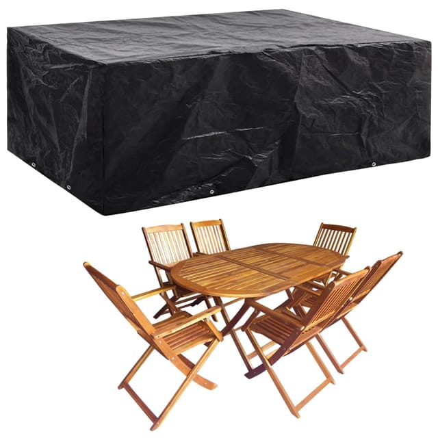 vidaXL Gartenmöbel-Abdeckung 8 Ösen 242x162x100 cm 45122