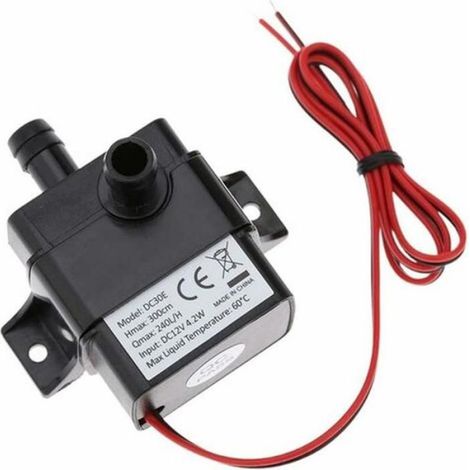 12-v-gleichstrom-tauchpumpe, Bürstenloser Motor, Fördermenge 4 L/min, Förderhöhe 3 M, Schutzart Ip68 (wasserdicht). Geeignet Für Wasser, Öl Und Säuren.