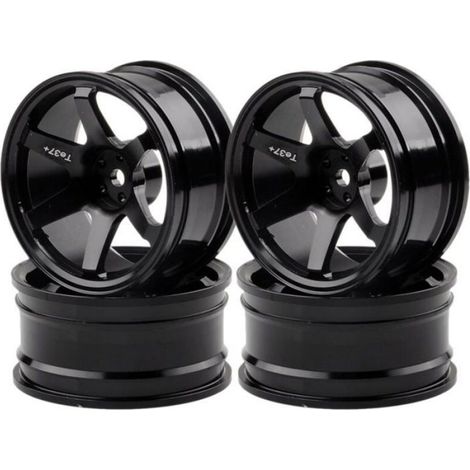 4p 6-speichen-leichtmetallfelge Für Rc 110 On-road 1052 Drift Te37 Schwarz