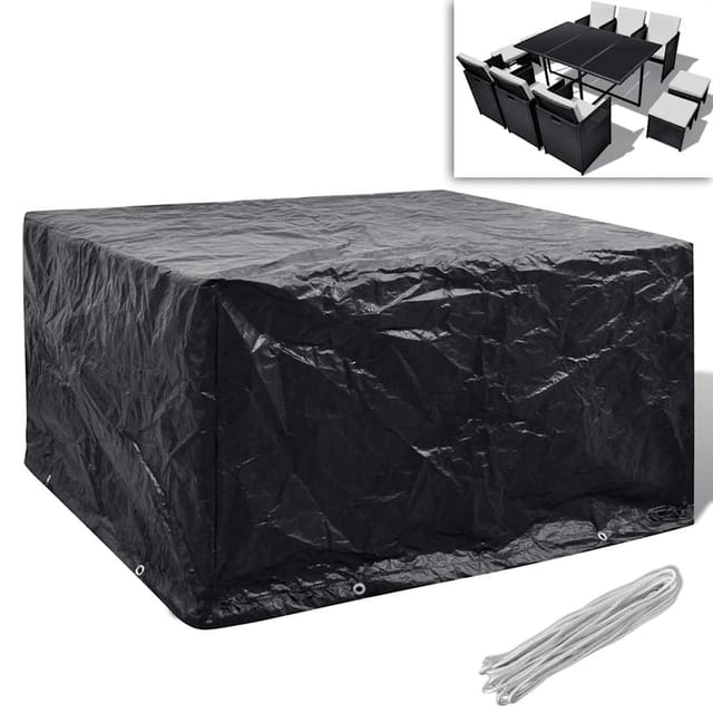 vidaXL Gartenmöbel-Abdeckung 8 Ösen 172x113x73 cm 41638