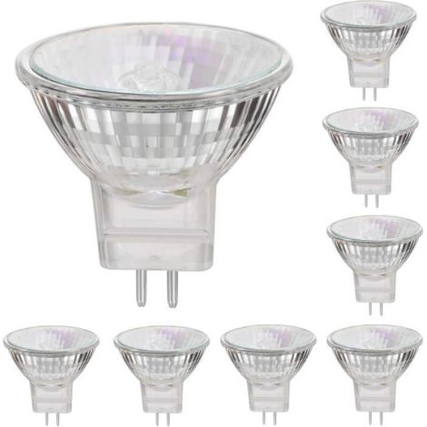 Mr11-halogenlampen – Mr11 Gu4 – 35 W, 12 V – 2800 K Warmweiß – 8er-pack
