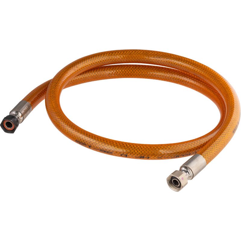 – 2 Meter Langer, Flexibler Edelstahl-gasschlauch Für Butan Und Propangas – Flexibler Schlauch – 20x150- Und 1/2"-anschlüsse – Für Den Innen- Und Außenbereich Geeignet
