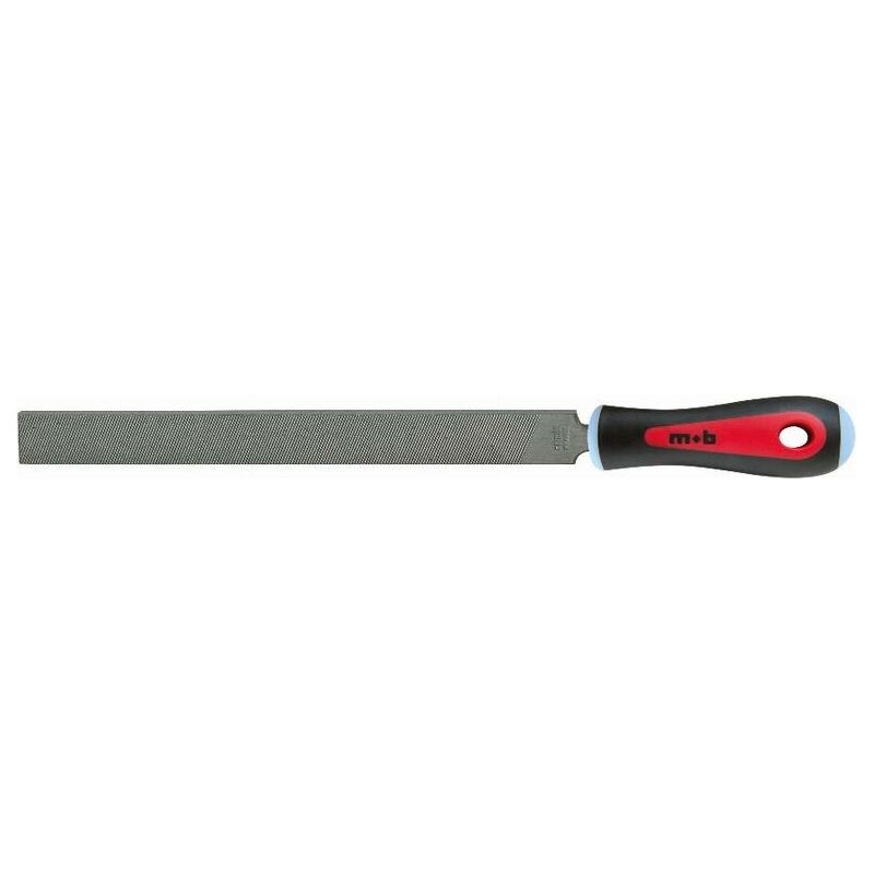 Flachfeile, Mittlere Körnung 900, 200 X 20 X 5 Mm – 1,3 Bis 1,4 % Kohlenstoffstahl – Zweikomponentengriff – 900206201