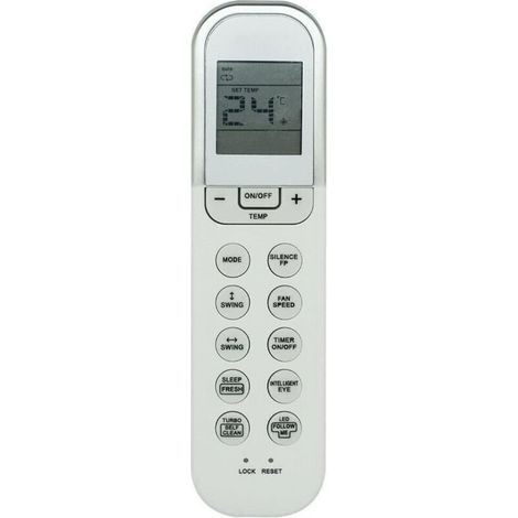 Fernbedienung Kompatibel Mit Midea Rg36f/bgef, Rg36f2/bgef Und Rg36f4/bgef Klimaanlagen