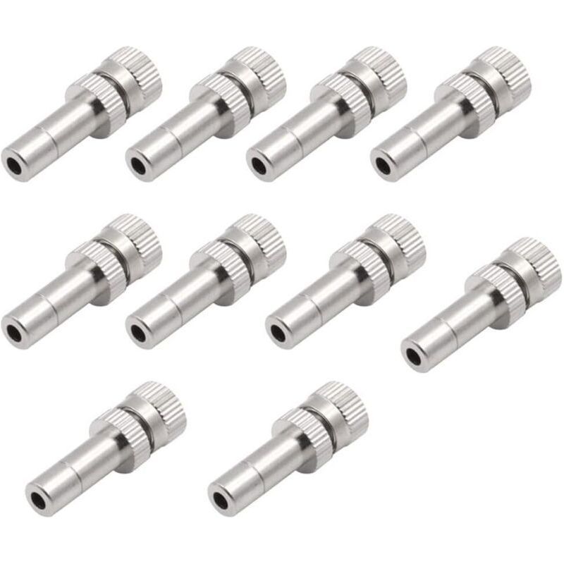 Packung Mit 10 Schnellanschluss-sprühdüsen (6 Mm) Für Den Gartenbau – 0,6 Mm