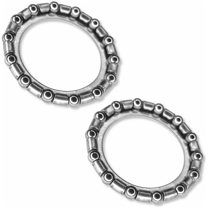 27-mm-stahl-fahrradkugellager – 37 Mm Außendurchmesser – 14 X 3,97 Mm Kugeln – Universell Einsetzbar Für Fahrradsteuersätze