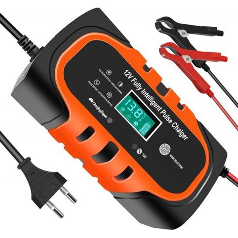 10a 12v Auto-/motorradbatterieladegerät, Intelligentes 12v Autobatterieladegerät Mit Batteriewartung