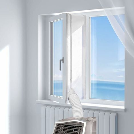 500 Cm Dichtungsgewebe Für Mobile Klimageräte – Universelle Weiße Fensterdichtung, Einfache Montage