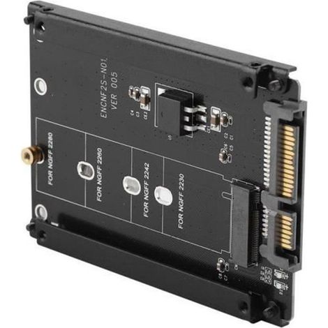 Fdit Ssd M.2 Ngff Auf 2,5" Sata Hochleistungs-adapter (22-pin) – Plug & Play – M.2 Auf Sata – M-key
