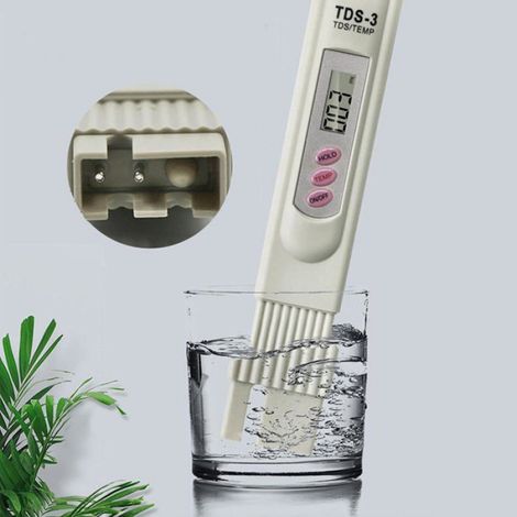 Tds-messgerät – Digitales Trinkwassermessgerät 0–9990 Ppm, ±2 % Genauigkeit – Tragbar, Automatische Abschaltung