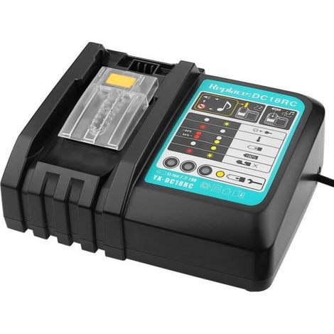 Ersatzladegerät Dc18ra Dc18rc - 3 A - 14,4 V 18 V - Schnellladegerät Für Makita 14,4 V 18 V Bl1860 Bl1850 Bl1840 Bl1830 -