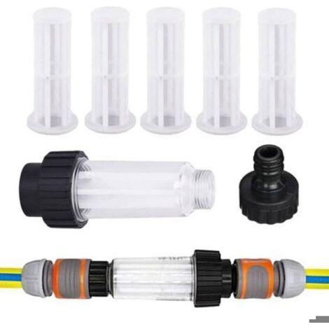 7-teiliges Gartenschlauchfilter-set Mit 3/4"-wasseranschluss, Für Gartenpumpen Und Pumpen
