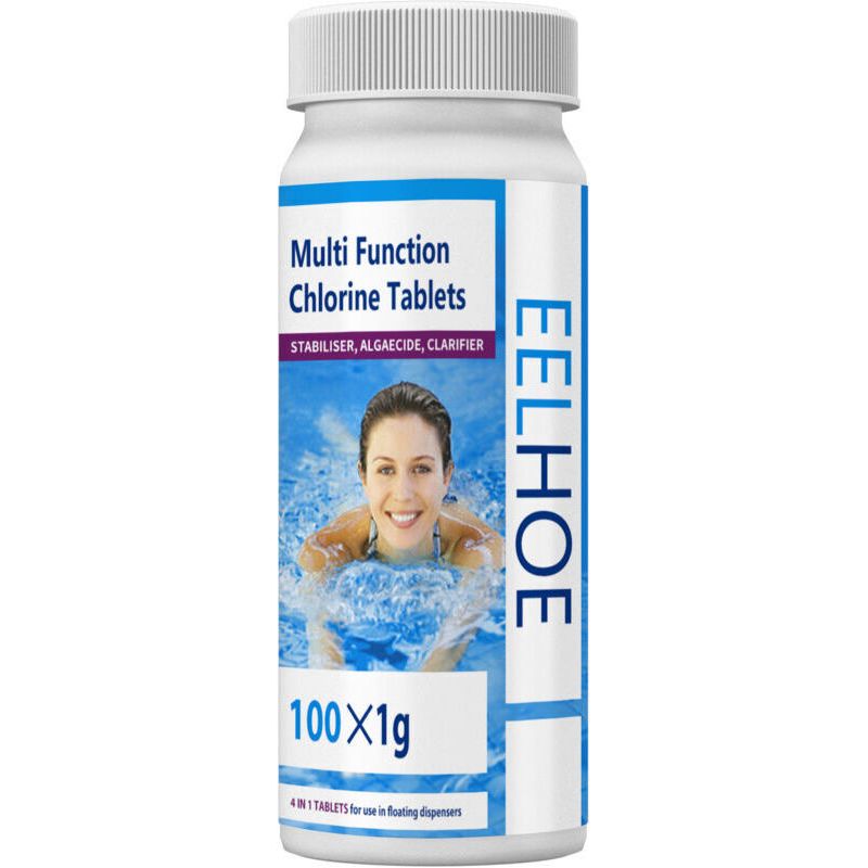100er-packung Pool-tabletten Für Whirlpools, Badewannen, Schwimmbäder Und Toiletten