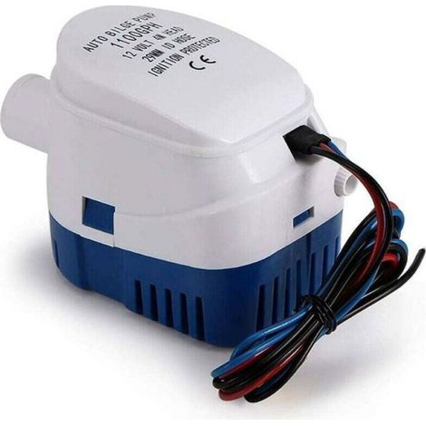 Automatische Bilgenpumpe, 12 V, 1100 Gph, Tauchpumpe, Geräuscharm, Für Boote, Teiche Und Schwimmbäder
